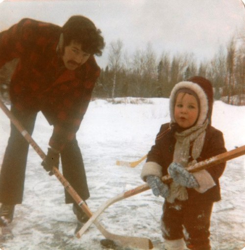 Roger Weir and his son Rob