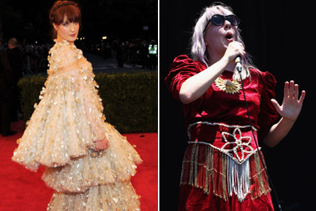 Florence of the Machine and Katie Stelmanis of Austra