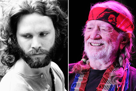 Jim Morrison & Willie Nelson
