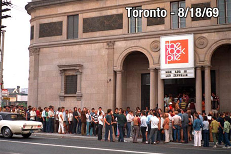 Audience at Rock Pile For Led Zeppelin