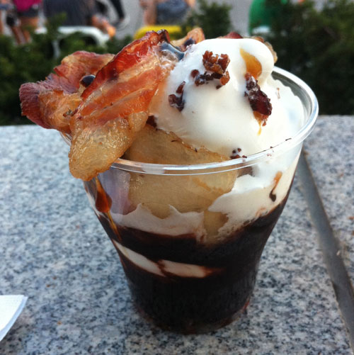 Bacon Nation Sundae. CNE 2014