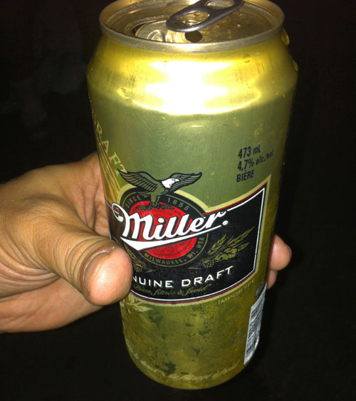 Miller Genuine Draft. CNE 2014.
