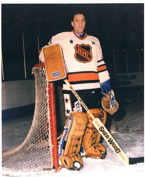 Clint Malarchuk, the 1986-87 Rendez-Vous All-Star.