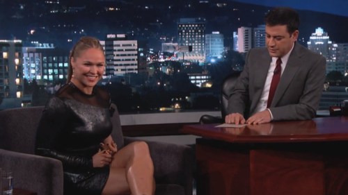 Ronda Rousey on Jimmy Kimmel