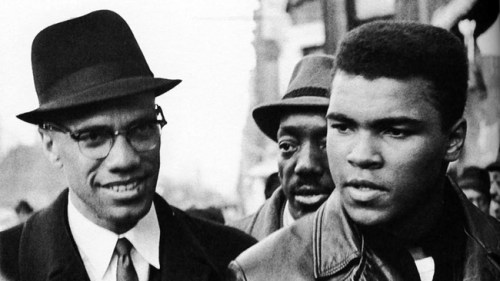 Malcolm X meets Muhammad Ali 