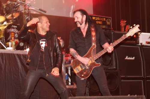Danko Jones and Lemmy from Motorhead