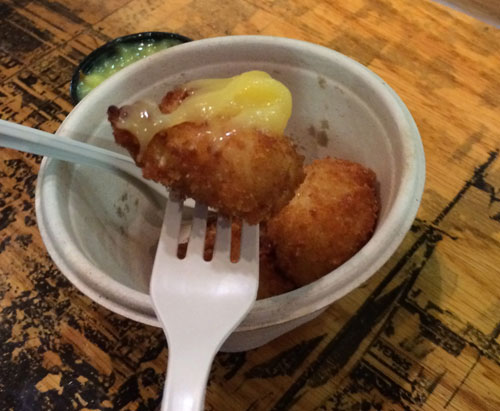 Fran's Deep Fried Rice Pudding Balls.