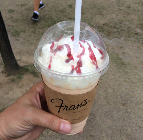 Fran's PB&J Milkshake