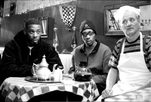 Members of the Wu-Tang Clan with Bill Murray.