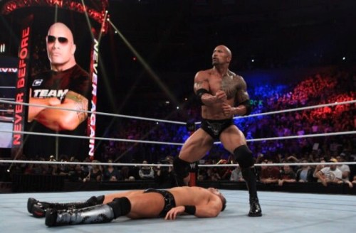 The Rock starts the people's elbow