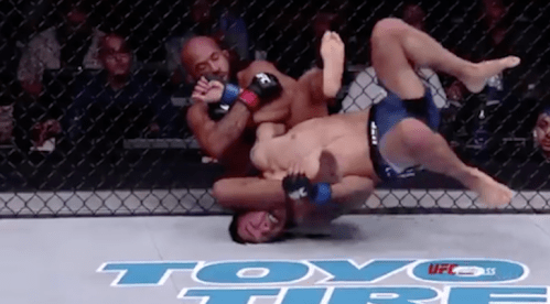 Mighty Mouse's armbar