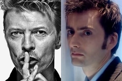 David Bowie and David Tennant