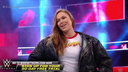 Ronda Rousey is a professional wrestler now